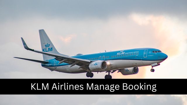 KLM Airlines Manage My Booking