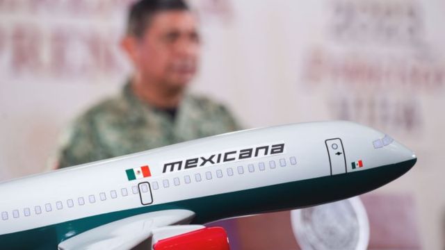 Mexicana, the airline, is making a comeback under military administration.