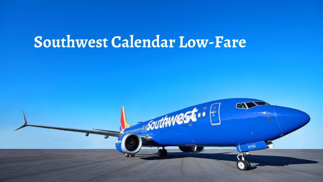 Southwest Calendar Low-Fare