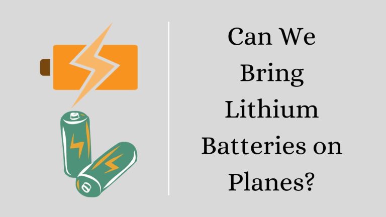 Can We Bring Lithium Batteries on Planes?