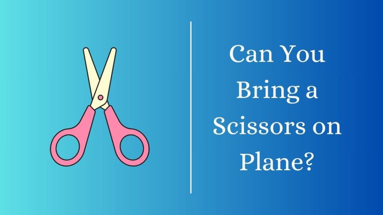 Can You Bring a Scissors on Plane